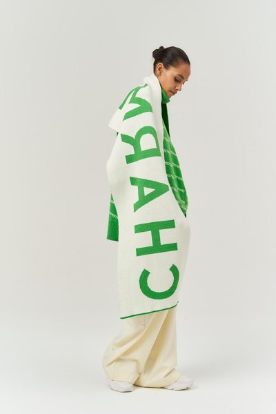 Шарф Logomania (травяной)